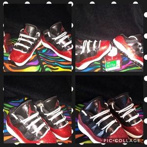 Customized Glitter Jordans